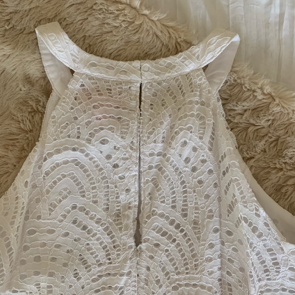 Lilly Pulitzer White High Neck Romper - Picture 2 of 5